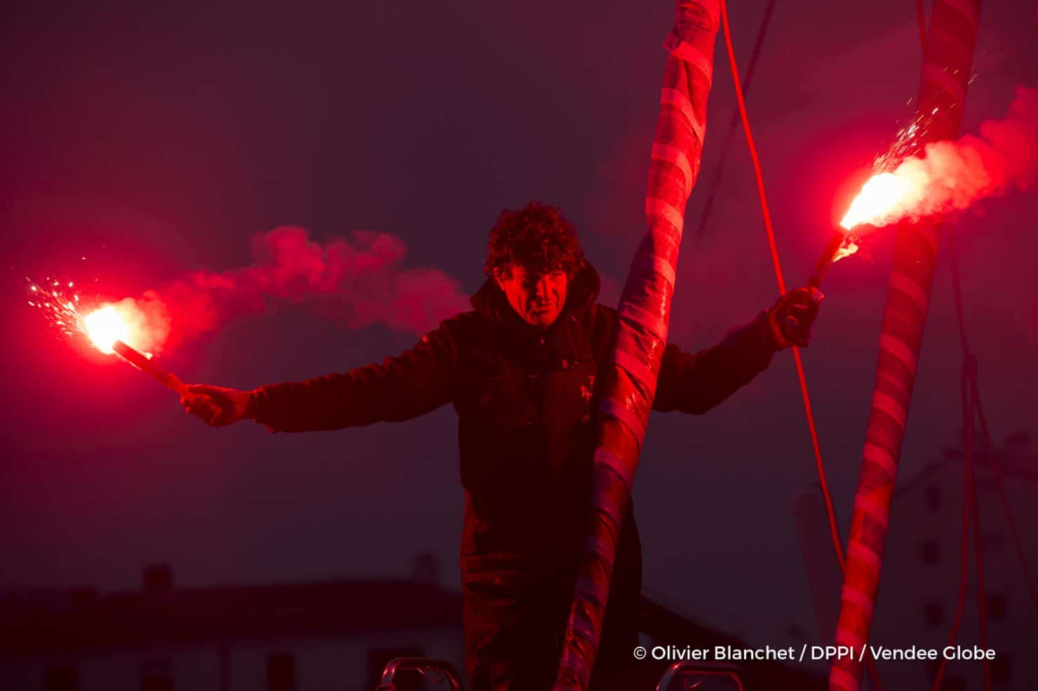 voile, tour du monde, finish, arrivée, solitaire, solo, race, course