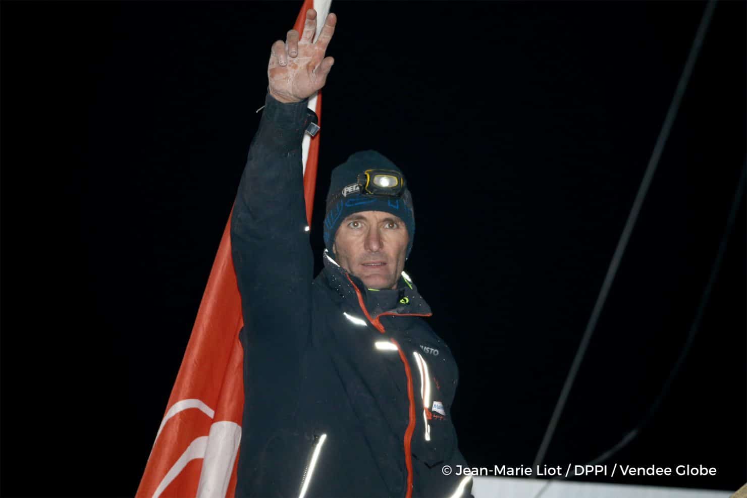 voile, tour du monde, finish, arrivée, solitaire, solo, race, course, vainqueur