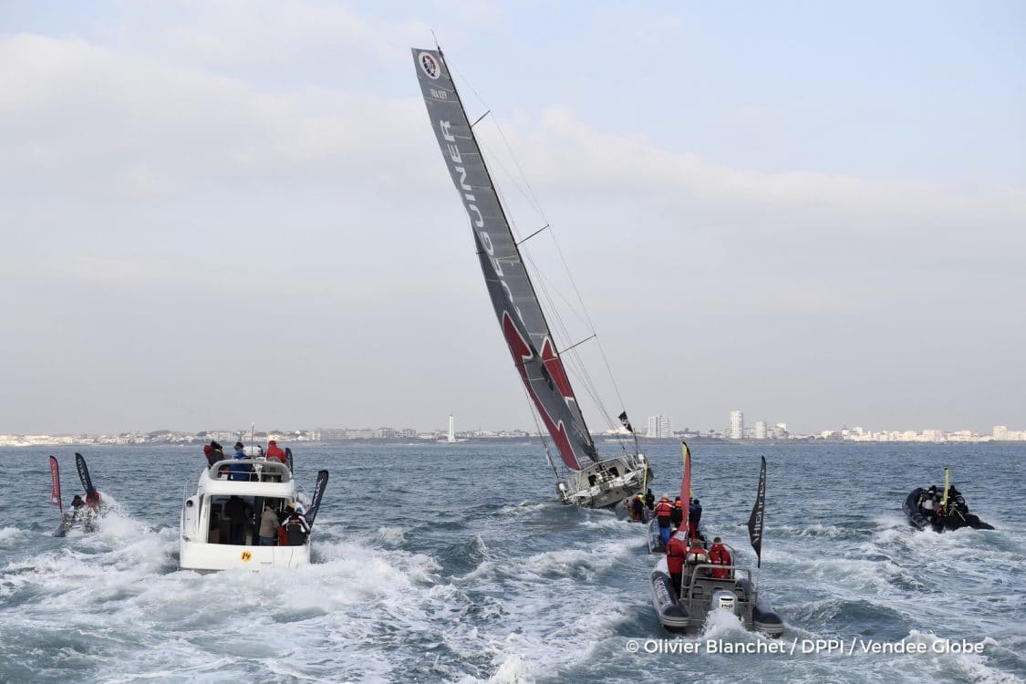 voile, tour du monde, finish, arrivée, solitaire, solo, race, course
