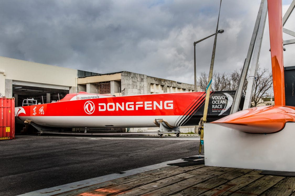 Boatyard, Dongfeng, Lisbon, PRE-RACE, Portugal, Prerace, The boatyard, boat 1, painting, pre race, refit