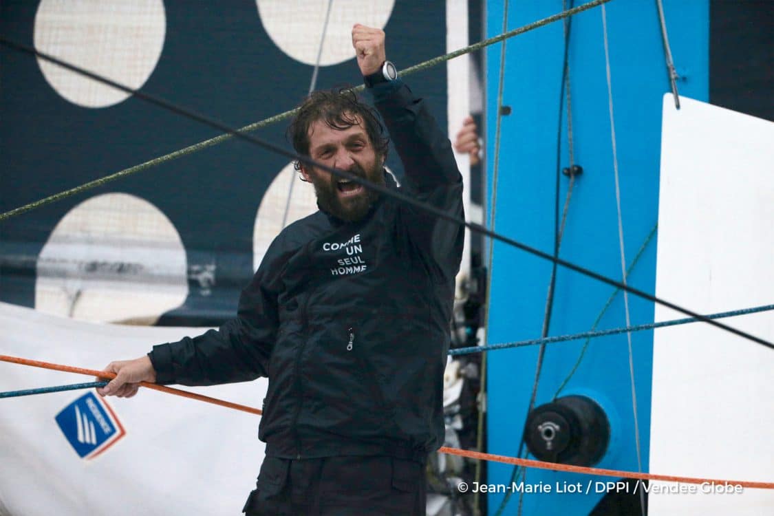 voile, tour du monde, finish, arrivée, solitaire, solo, race, course