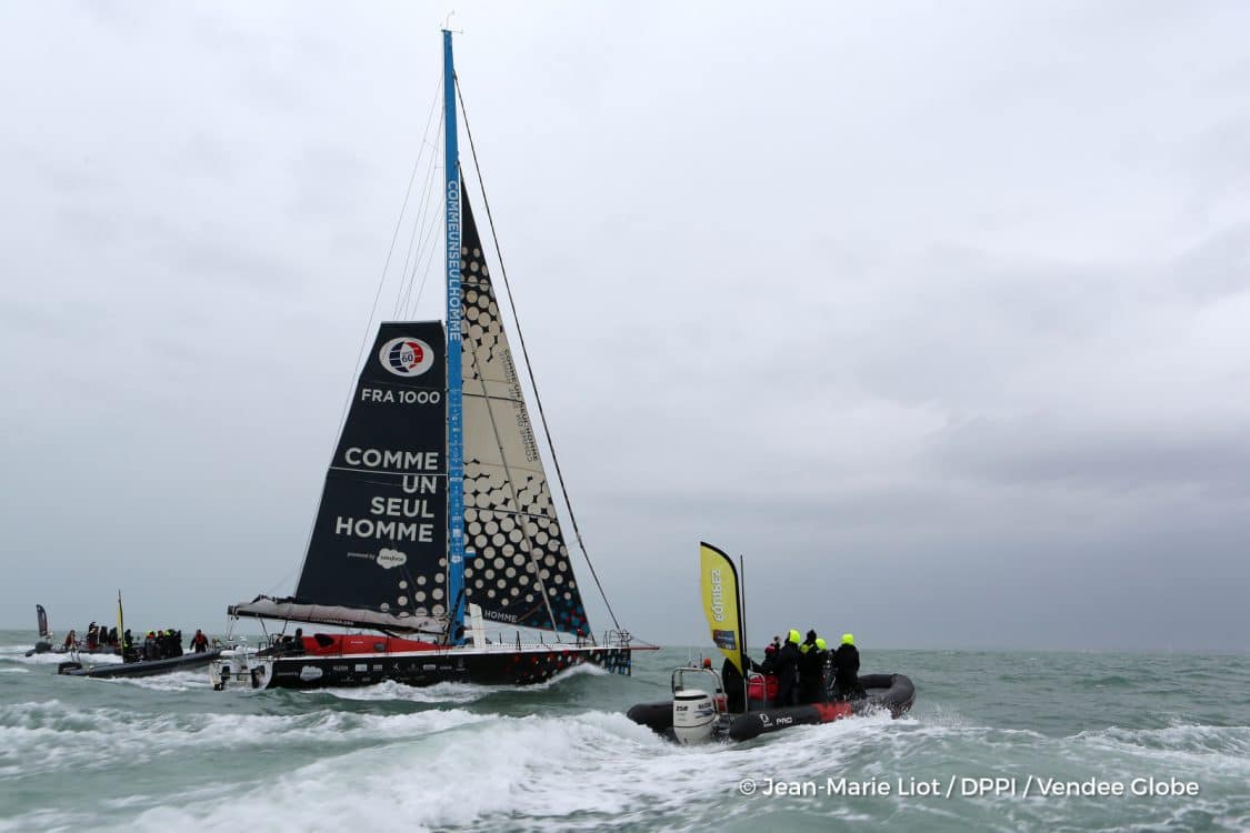 voile, tour du monde, finish, arrivée, solitaire, solo, race, course