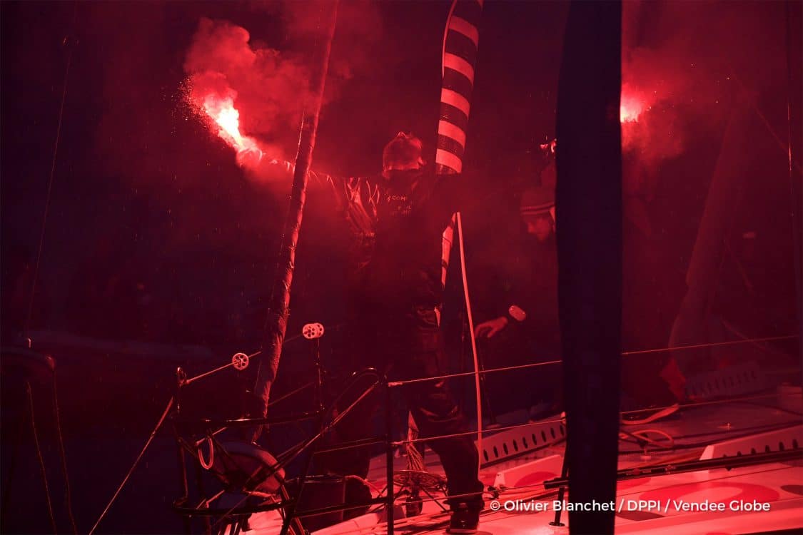 voile, tour du monde, finish, arrivée, solitaire, solo, race, course