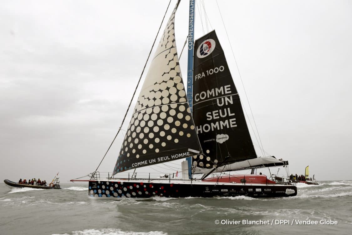 voile, tour du monde, finish, arrivée, solitaire, solo, race, course