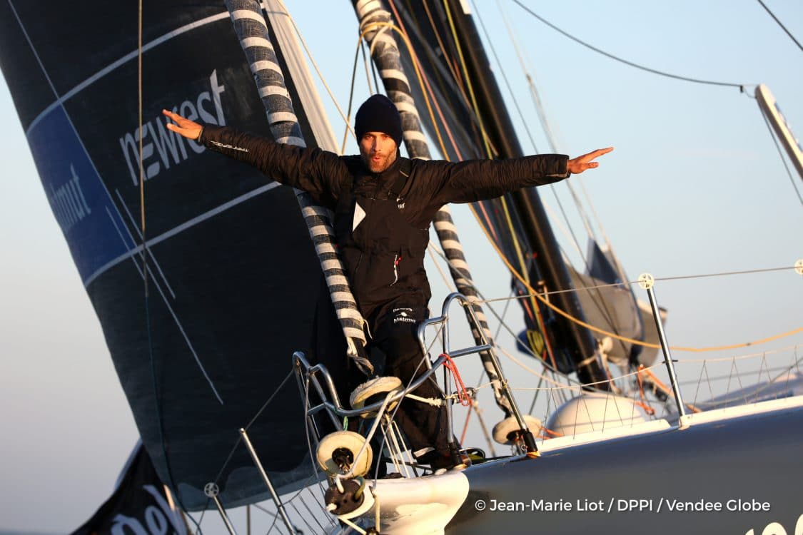 voile, tour du monde, finish, arrivée, solitaire, solo, race, course