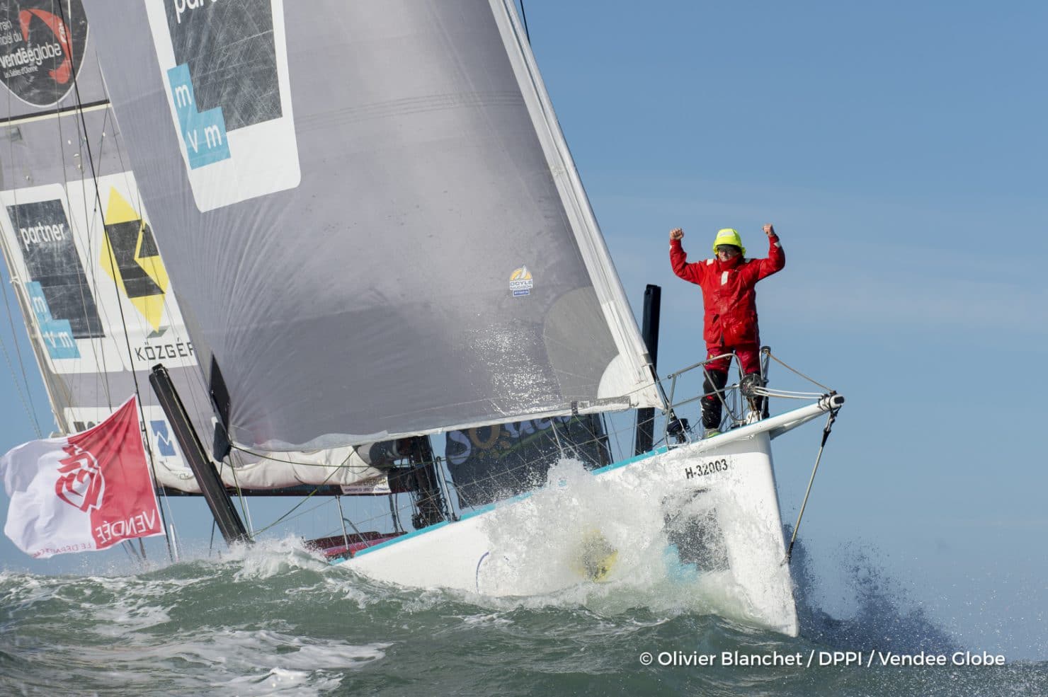 voile, tour du monde, finish, arrivée, solitaire, solo, race, course