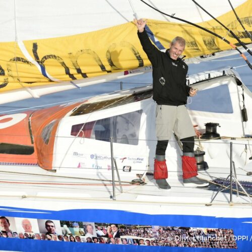 voile, tour du monde, finish, arrivée, solitaire, solo, race, course