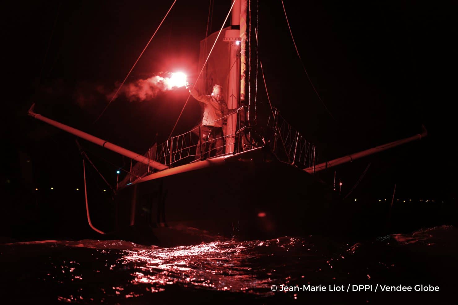 voile, tour du monde, finish, arrivée, solitaire, solo, race, course