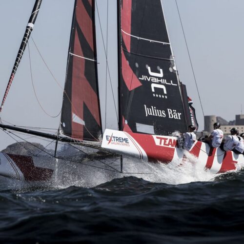 The Extreme Sailing Series, Sailing, Multihull, Foiling, GC32, Catamaran, Oman, Sultanate of Oman, Mutrah