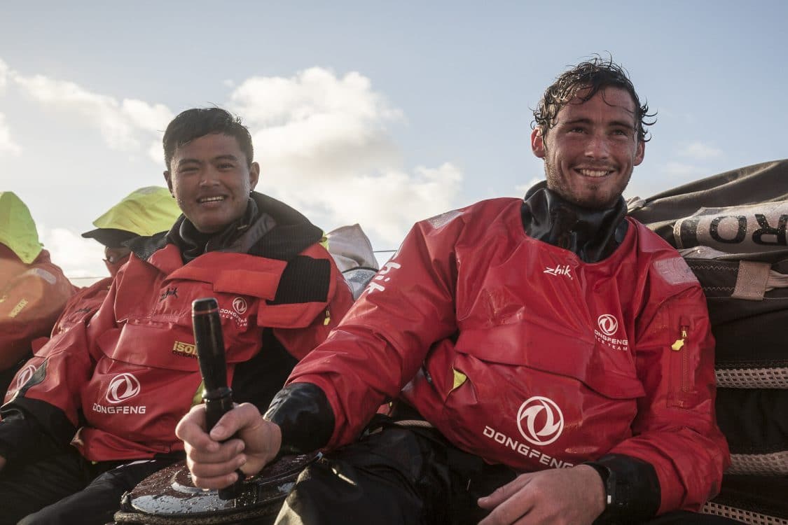 Dongfeng Race Team goes sailing in their re-fitted Volvo Ocean 6