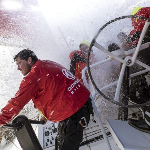 Dongfeng Race Team goes sailing in their re-fitted Volvo Ocean 6