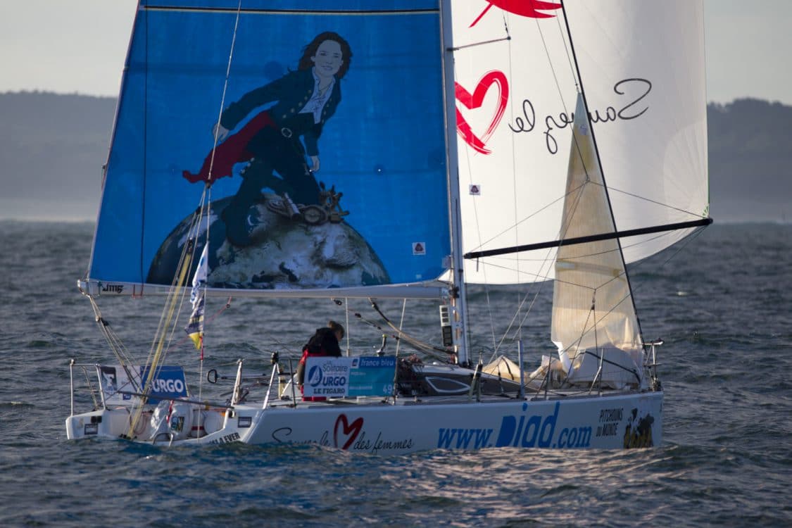 ALEXIA BARRIER, ETAPE 1, SOLITAIRE URGO LE FIGARO 2017