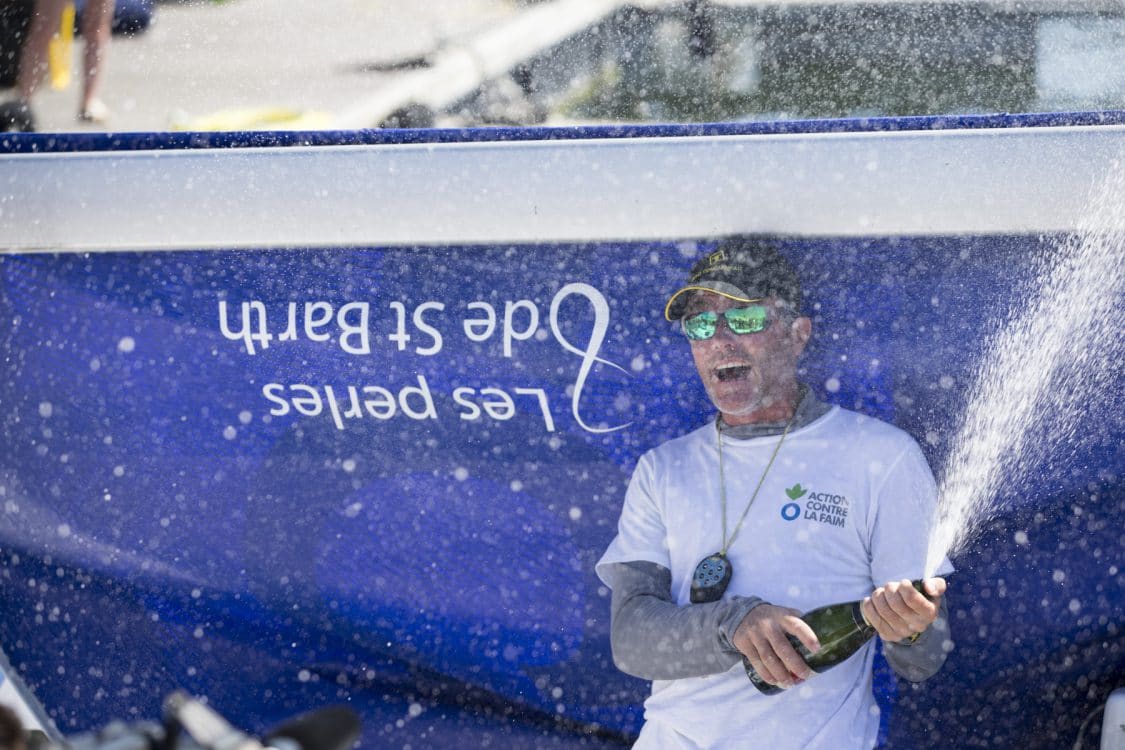 ARRIVEE, ETAPE 2, Gildas MAHE, SOLITAIRE URGO LE FIGARO 2017