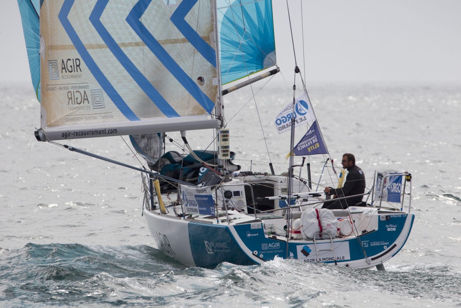 ADRIEN HARDY, AGIR RECOUVREMENT, ETAPE 4, SOLITAIRE URGO LE FIGARO 2017