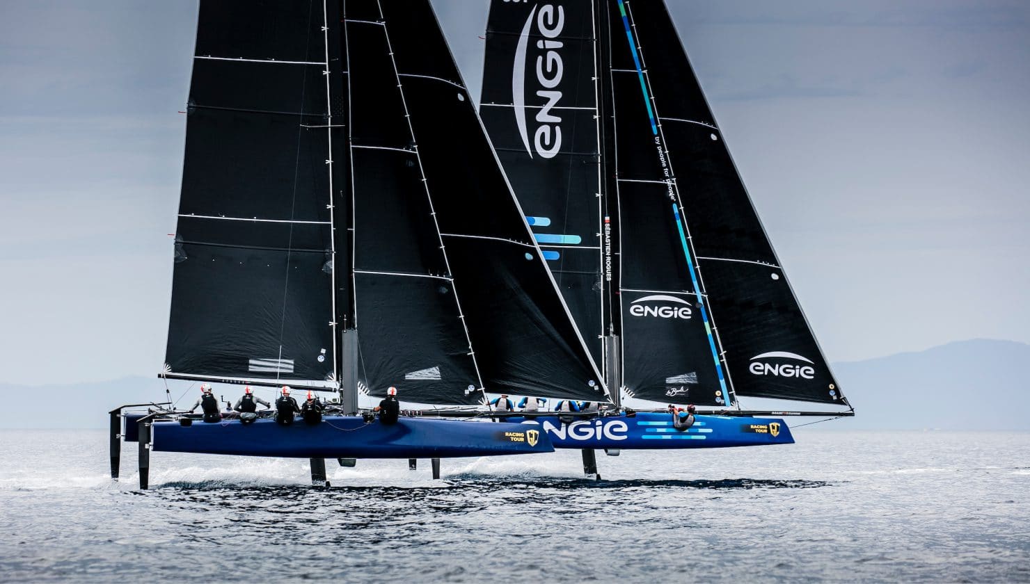 Extreme sailing, Fastest boats, GC32, GC32 Racing Tour, GC32 VILLASIMIUS CUP, MAMMA AIUTO!, REALTEAM, Sardinia, Villasimius, catamaran, foiling, foiling catamaran, one design yacht, sailing, speed, yachting