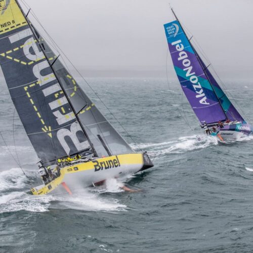 2017-18, Aerial, AkzoNobel, Around the Island Race, Commercial, Gosport, Helicopter, Inmarsat, Kind of picture, Leg Zero, On board, On-board, Pre-race, Race Partners, Rough weather, Team Brunel