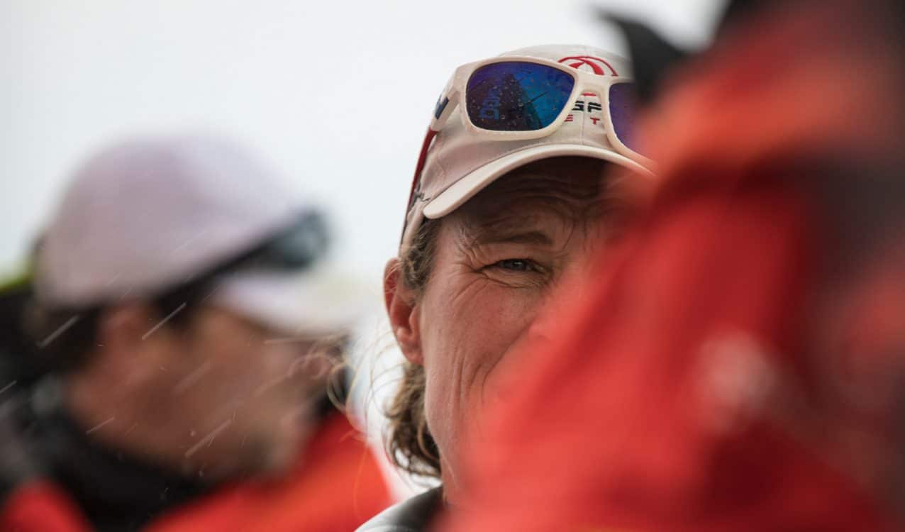 2017-18, Carolijn Brouwer, Detail, Dongfeng, Fastnet Rock, Leg Zero, On board, On-board, Pre-race, Rolex Fastnet Race, crew member
