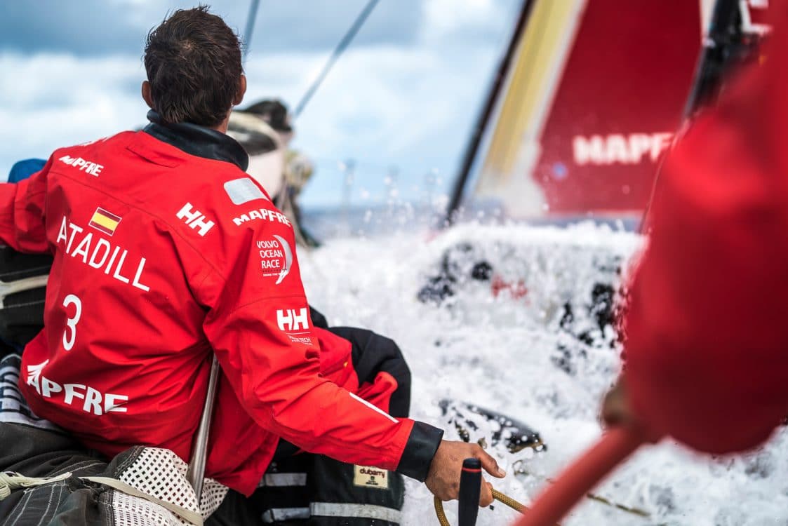 2017-18, Leg Zero, MAPFRE, On board, On-board, Pre-race, Rolex Fastnet Race, Splash, Trimmer / Bowman, Willy Altadill
