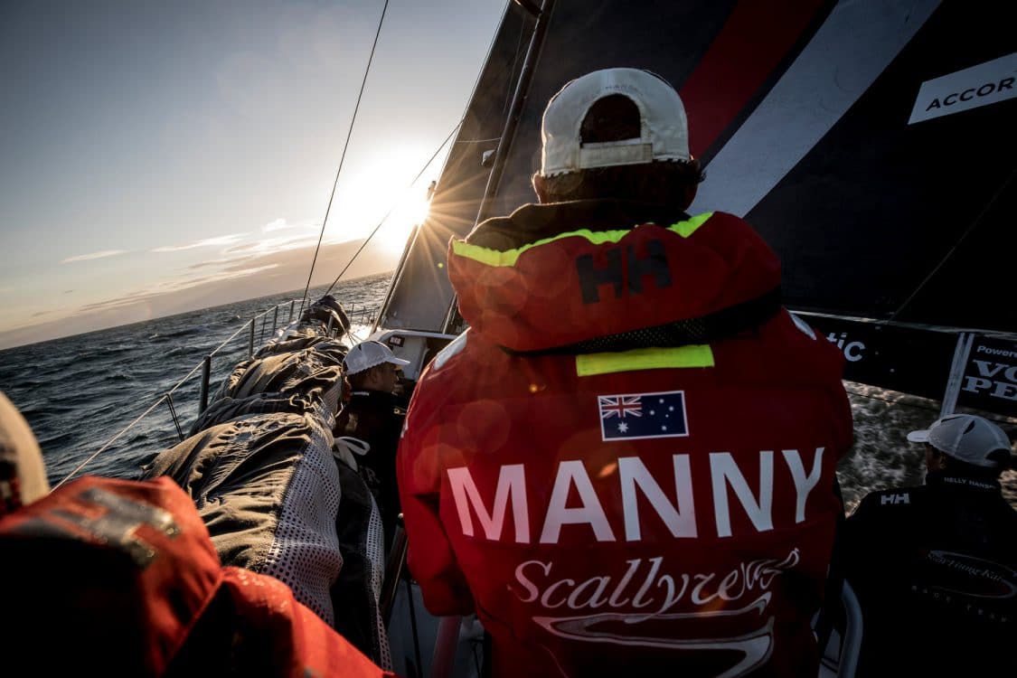 2017-18, David Mann, Leg Zero, Manny, Nature, On board, On-board, Pre-race, Rolex Fastnet Race, Sunset, Team Sun Hung Kai/Scallywag, Trimmer