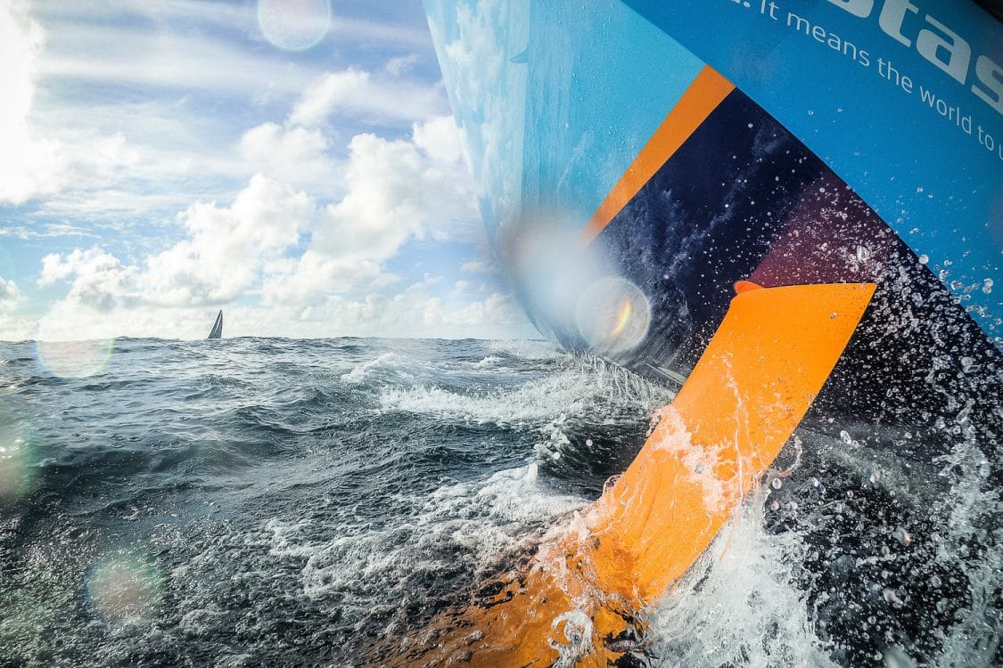 2017-18, Commercial, Detail, Garmin, Keel, Kind of picture, Leg Zero, On board, On-board, Pre-race, Rolex Fastnet Race, Vestas 11th Hour Racing, boat to boat