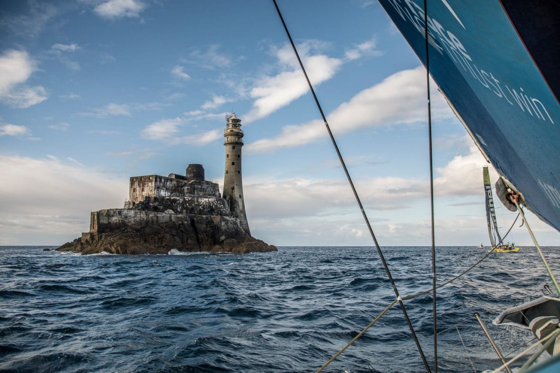 2017-18, Fastnet Rock, Kind of picture, Leg Zero, On board, On-board, Pre-race, Rolex Fastnet Race, Team Brunel, Vestas 11th Hour Racing, boat to boat
