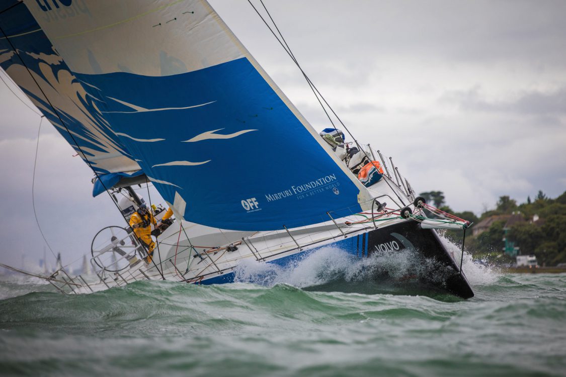 2017-18, Around the Island Race, Kind of picture, Leg Zero, Live, Pre-race, Turn the Tide on Plastic