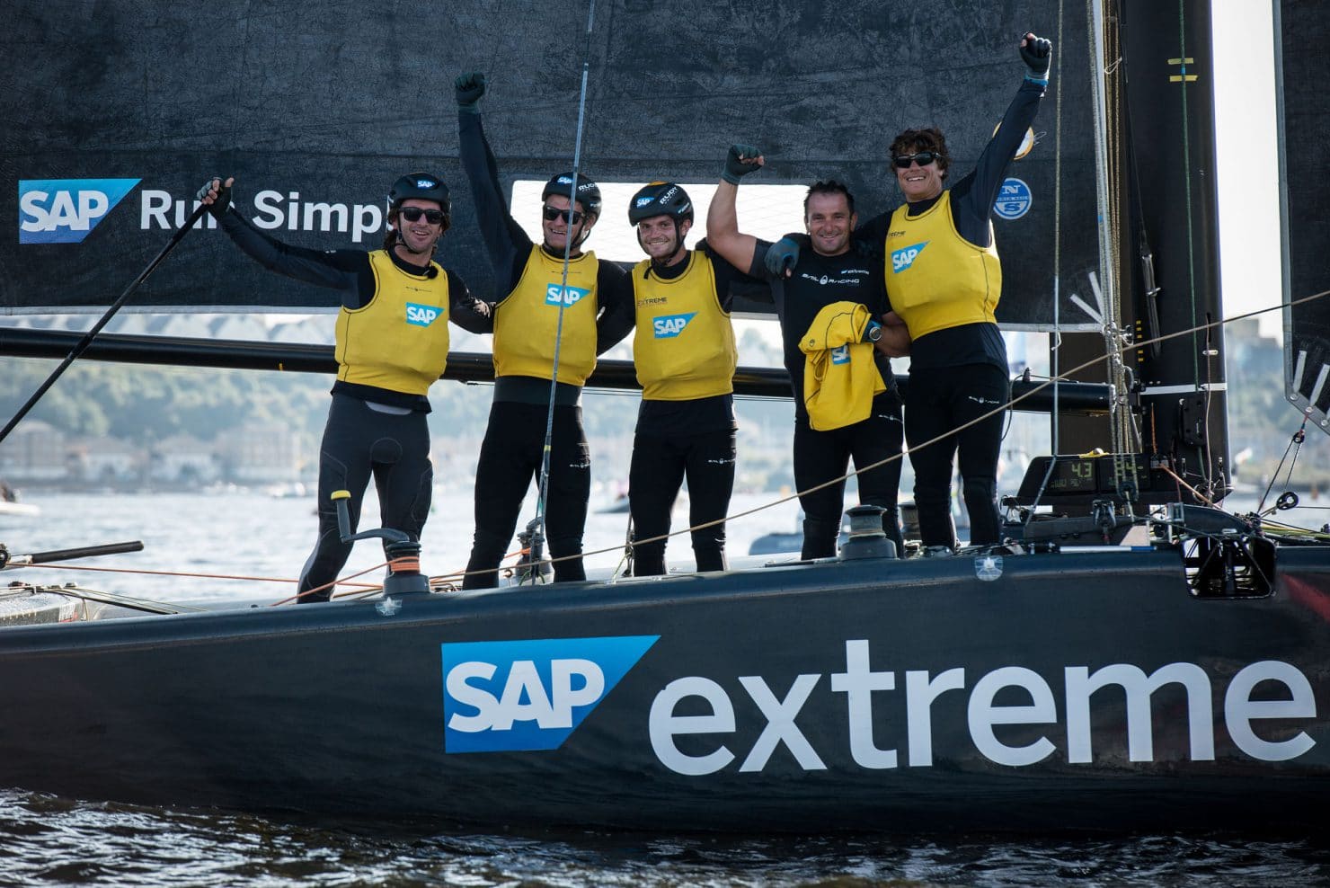 Cardiff, Day4, ESS, Extreme Sailing Series, GC32, SAP Extreme Sailing Team, Vincent Curutchet