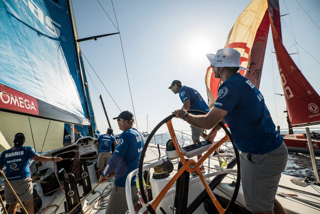 Commercial,Helm,Wheel,2017-18,on board,on-board,Vestas 11th hour Racing,Race Suppliers,OMEGA,Official Timekeeper