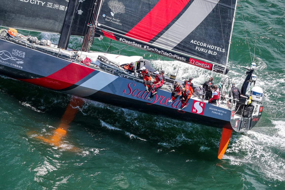 Aerial,Start,Helicopter,Leg 4,Melbourne,2017-18,port, host city,Team Sun Hung Kai/Scallywag,Kind of picture,Melbourne-Guangzhou