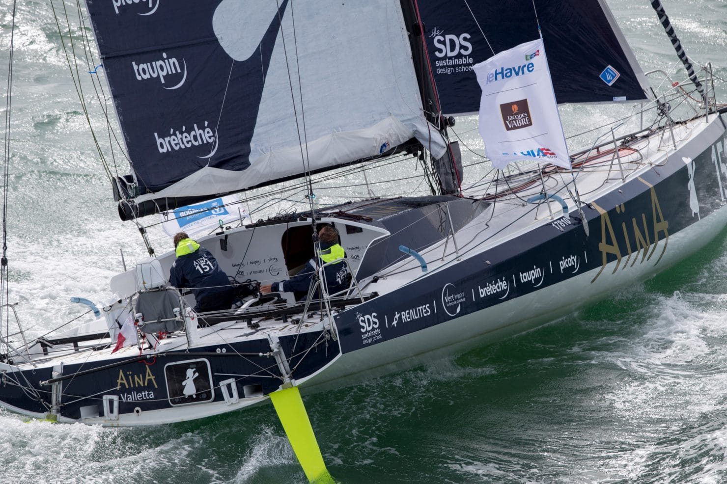 voiles, course au large, class 40, 151, plan manuard 2017, mach 40 evolution, eymerick chappellier, arthur le vaillant, association aina, jacques vabre, banque image, aerienne, helicoptere, ile de re, les baleineaux