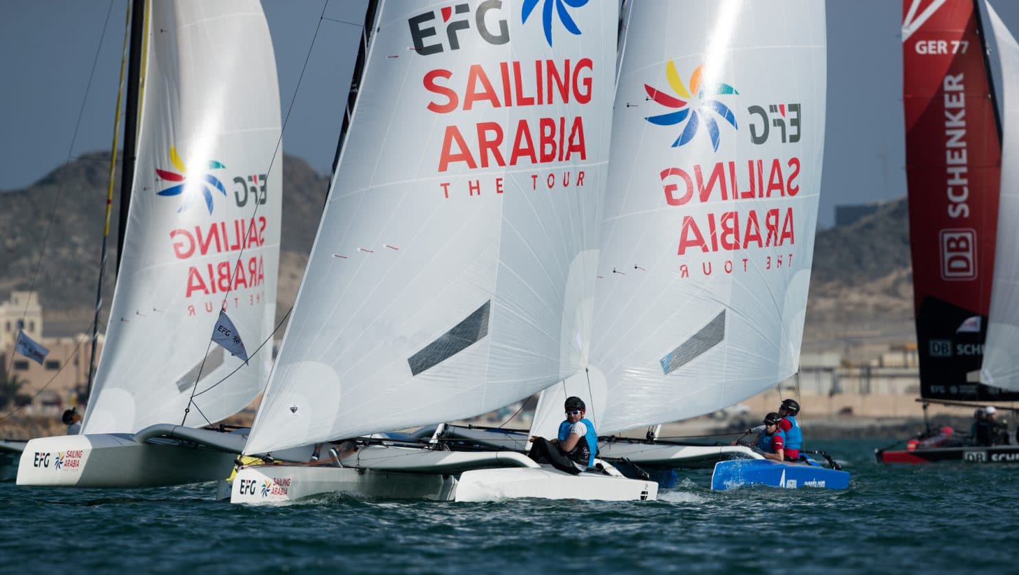 Water Sport, Sailing, Diam24, Multihull, Oman, 2018 EFG Sailing Arabia The Tour, Masirah