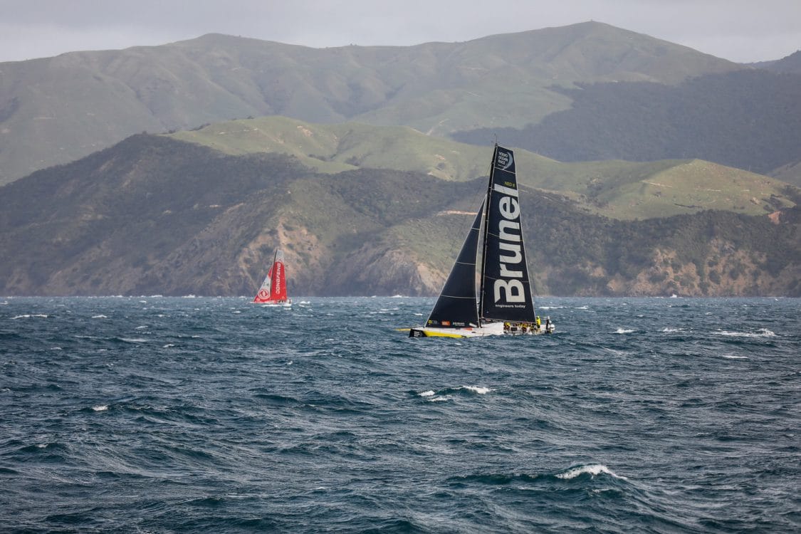 Aerial,Start,Helicopter,Leg 7,Dongfeng,2017-18,Auckland-Itajaí,Team Brunel,Kind of picture