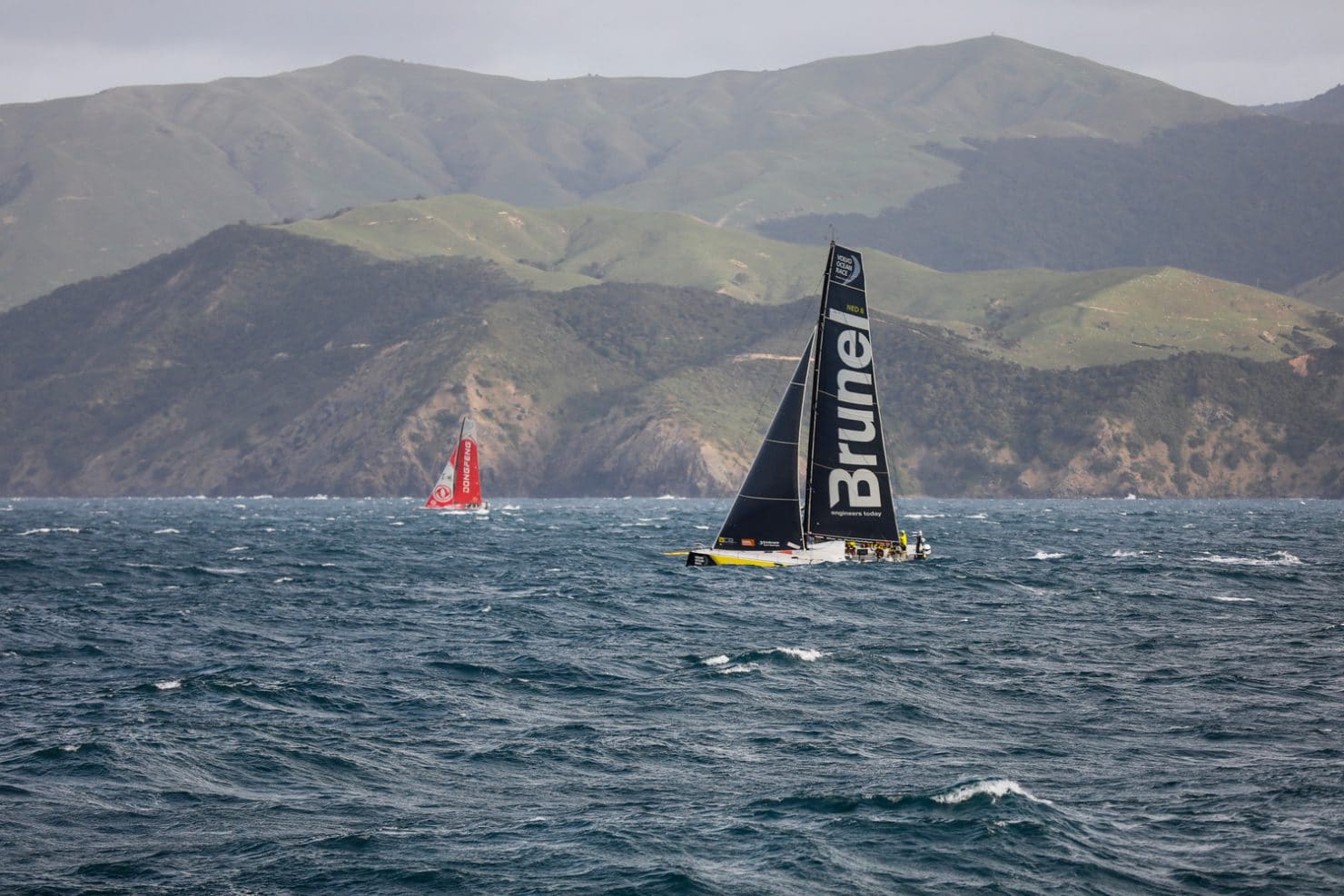 Aerial,Start,Helicopter,Leg 7,Dongfeng,2017-18,Auckland-Itajaí,Team Brunel,Kind of picture
