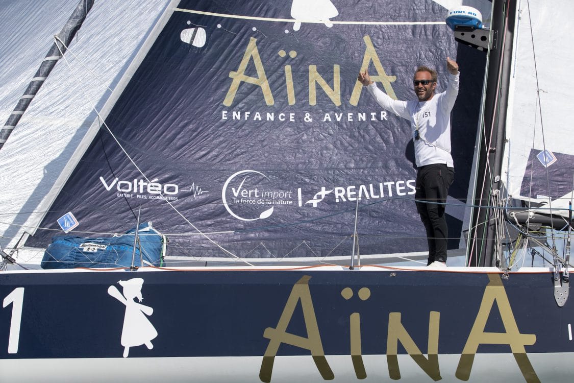 voile, course au large, 1000 milles, sables d olonne, vendee, les sables course au large, 2018, multi classe, voiles, class 40, 151, plan manuard 2017, mach 40 evolution, CHAPPELLIER Aymeric, association aina, ARRIVEE